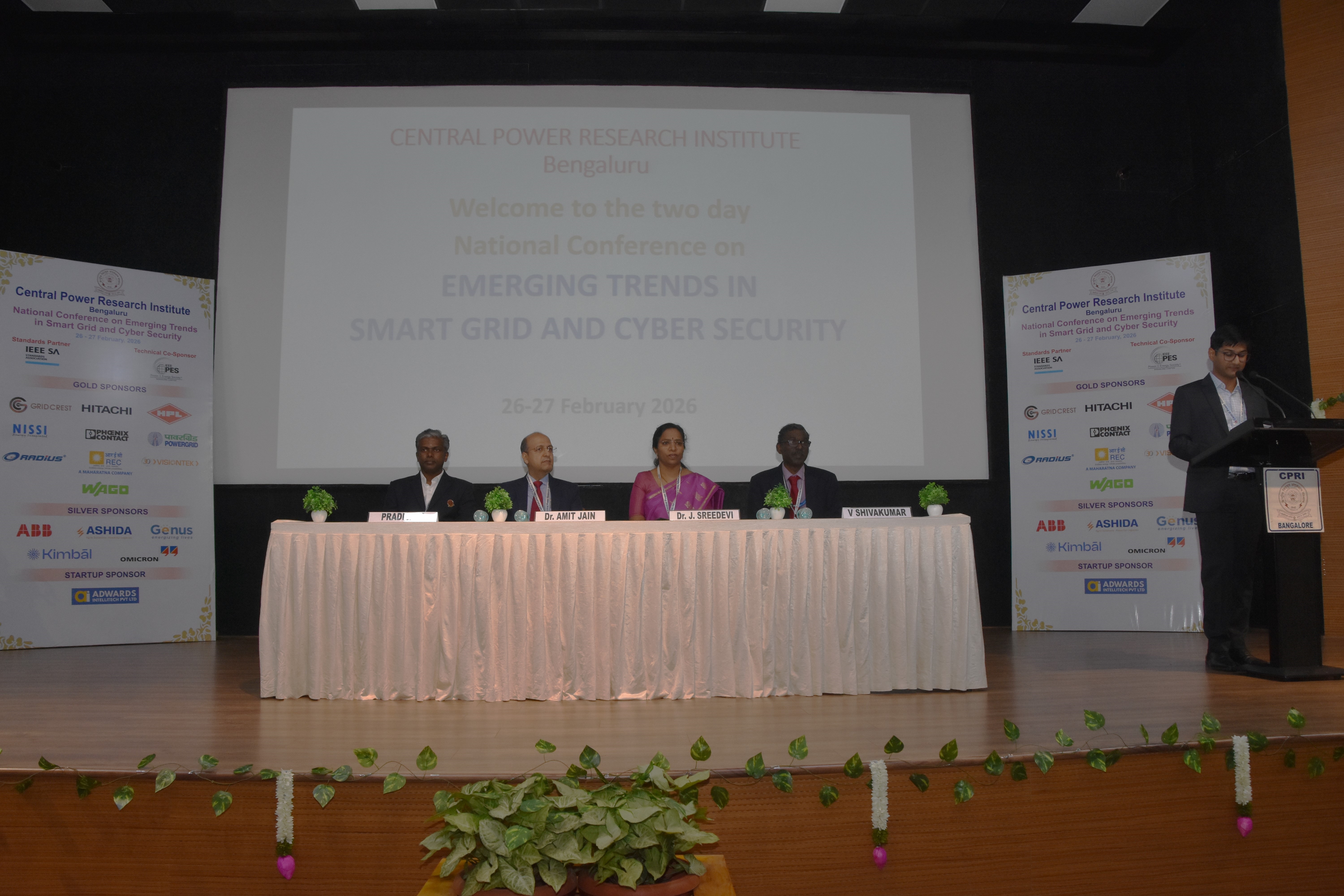 National Conference on Emerging Trends in smart Grid and cyber security as on 26-27 Feb 2026