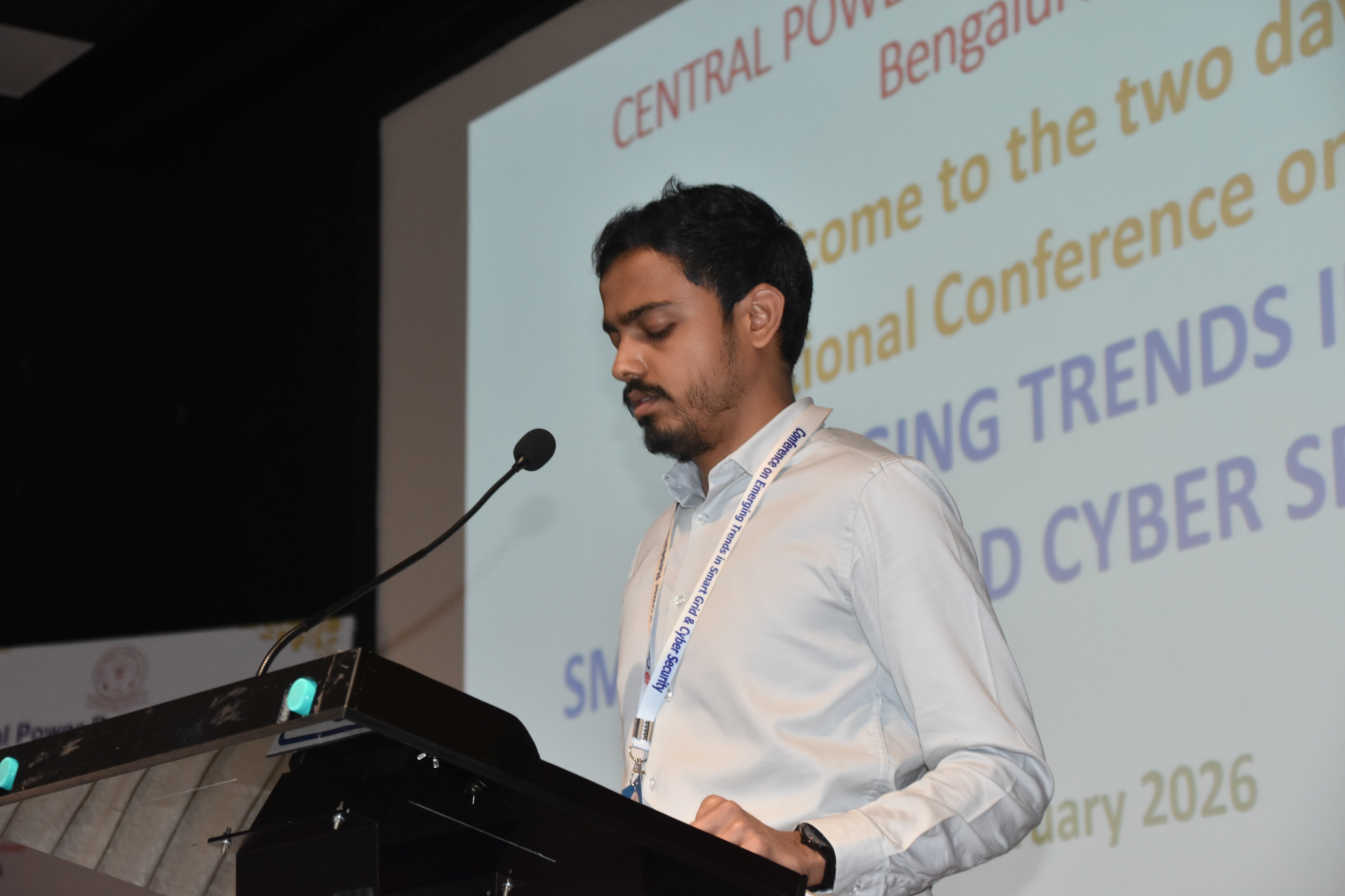 National Conference on Emerging Trends in smart Grid and cyber security as on 26-27 Feb 2026